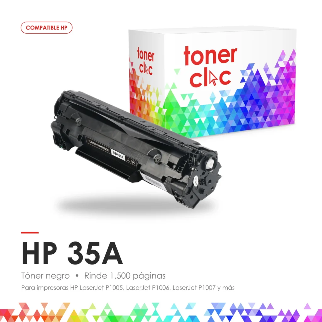 Tóner alternativo HP 35A (CB435A) negro