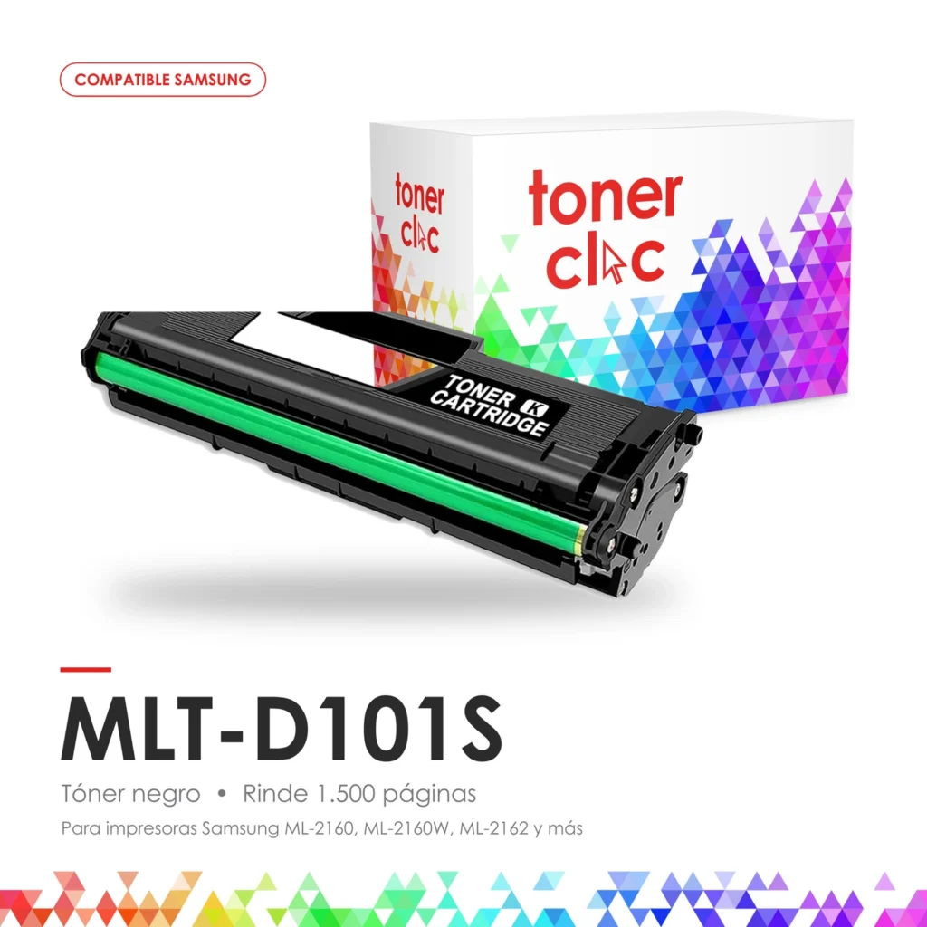 Tóner alternativo Samsung MLT-D101S negro